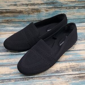 Time and Tru Black Memory Foam Loafers
